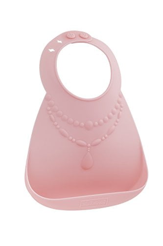 baby bib with pearls