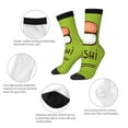 thumbnail image 3 of Yiaed Fresh Sushi Print Great elasticity Crew Socks Sports socks for Men and Women, 3 of 5
