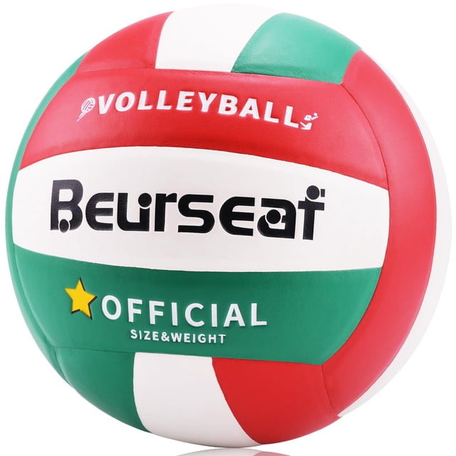 Beurseaf de voleibol, tamaño 5, suave al tacto, para interiores y exteriores
