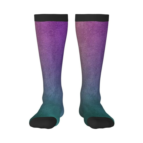 KLL vintage dark paint Print Cool Socks Men's Women's Crew Socks Funny Crazy Novelty Stockings