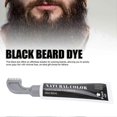thumbnail image 5 of 80ml Black Beard Dye Shampoo Comb Long Lasting Mustache Color, 5 of 5