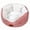 Pink, variant on Yajisi Washable Suede Calming Pet Bed for Small Dogs and Cats, Semi-Enclosed Indoor Dog Bed with Non-Slip Bottom, Orthopedic Memory Foam Cushion, Gray, Small, 19.6 inches / 50 cm
