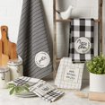 thumbnail image 3 of Set de Paños de Cocina DII 46x71 cm Negro 4 Unidades, 3 of 9
