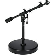 MS756RELBK Iron Works Studio Extra-low-Profile Telescoping Boom Mic Stand