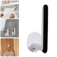 thumbnail image 1 of Oleegame 1PC Spoon And Lid Rest Kitchen Free Punchless Pot Cover Storage Rack Multi Function Cutting Board Rack Plastic Wrap Roll Paper Hook Black, 1 of 9