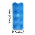 Etsjal Mould Resistant Non Slip Pebbles Bath Mat Suction Cup Bathroom