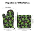 thumbnail image 3 of Gaeub Frogs And Santa Hat Print Oven Mitts and Pot Holders Sets of 2,Heat Resistant Pad,Cooking Gloves, for Baking BBQ Home Decor, 3 of 7
