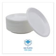 thumbnail image 3 of Boardwalk Hi-Impact Plastic Dinnerware, Round Plate, 10" dia, White, 500/Carton, 3 of 9