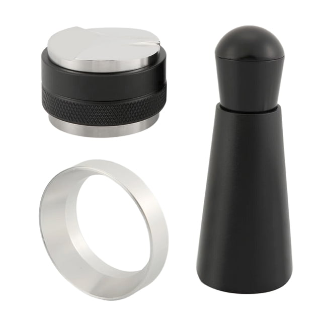 Kit de Accesorios para Espresso 51 mm: Distribuidor Café y Nivelador, Herramienta WDT Embudo Dosificador.