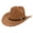 Z5-Khaki, variant on Western Cowboy Hat for Men Outback Cowgirl Hat Women Outdoor Hat with Buckle Belt Halloween Accessory