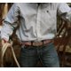 thumbnail image 2 of Cinturón Chaoren Western Leather para hombre, vaqueros casuales de 3,5 cm de ancho, 2 of 7