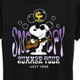 thumbnail image 3 of Peanuts - Snoopy Summer Tour - Women's Short Sleeve Graphic T-Shirt, 3 of 6