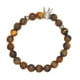 thumbnail image 3 of Hombres Mujeres 8mm Piedra de Elástica piedra de natural Yoga Brazalete Corona de plata, 3 of 9