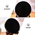 thumbnail image 1 of LOVEVER Scrying Mirror Circle Mirror Meditation Room Mirror Decoration Black Scrying Mirror, 1 of 10