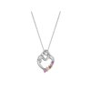 Personalized Family Jewelry Mother's Tender Heart Pendant available in Gold and Sterling Silver