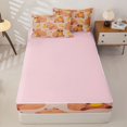 thumbnail image 4 of Homewish Brown Capybara Zipper Full Size Comforter Sets with Fitted Sheet and 2 Pillowcases For Kids,Cute Animals Zipper Bedding Set For Capybara Lovers,Reversible,4-Piece, 4 of 7