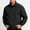 Black, variant on Men's Nylon Jacket No Hood Lightweight Thin Zip Pockets Solid Color Long Sleeve Athletic Outdoor Casual Commute Windbreaker Coat Outerwear