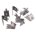 thumbnail image 1 of 12pcs Freezer Shelf Clip Freezer Cooler Shelf Support Shelf Square Clips Stainless Steel Shelf Clip for Refrigerator, 1 of 2