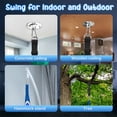 thumbnail image 3 of Light Up Kids Pod Swing Seat Child Child Hammock Hammock Inflable Swing Swing Swing Swing con luces LED 4 Modos de luz de 16 colores Swing sensorial para niños, 3 of 7