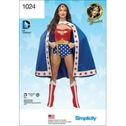 Simplicity Misses' Size 6-14 Wonder Woman Costume Pattern, 1 Each