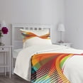 thumbnail image 3 of Ambesonne Abstract Quilted Bedspread Set 2 Pcs, Pixel Details Rainbow, Twin Size, Multicolor, 3 of 5