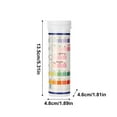 thumbnail image 2 of Aquarium Test Strips For Fish: 6 In 1 Fish Tank Water Testing Kit For Aquarium Pond - Accurate Testing Nitrate Nitrite Hardness Free PH Carbonate Total Alkalini, 2 of 2