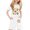 X63 White, variant on BJUTIR Girls 2 Piece Sets Round Neck Short Sleeved Printed T Shirt Shorts Outfits Cozy Clothes Suit Size 8-9 Years