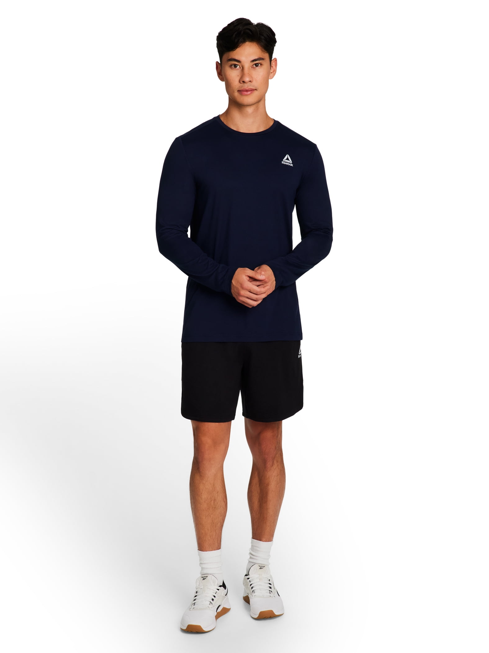 Reebok Men's and Big Men's Legacy Core Long Sleeve Tee Shirt, Sizes XS-5XL