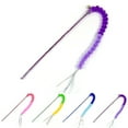 thumbnail image 2 of Cat Wand Toy Plush Interactive Creative Cat Teaser Stick Toy Kitten Play Wand, 2 of 10