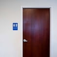 thumbnail image 3 of London Health Products Unisex Restroom Sign- ADA- Blue & White- Includes Adhesive Tape and Instructions (12), 3 of 8
