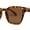 Tortoise Brown, variant on Retro Classy Keyhole Thick Horn Rim Hipster Sunglasses Shiny Black