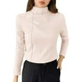 thumbnail image 1 of RXMEKW Fleece Tops for Women, Double-Sided Fleece Base Layer in Solid Color for Women, 1 of 1