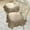 Khaki, variant on French Fabric Seat Cushion for Rooms Non- Soft Chair Pad with Ties Filled for Kitchen and Elegant Relaxing Comfort for Wooden Dining Chairs