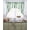 Green, variant on Green Pink Weeping Eucalyptus Swag Valances for Windows, Small Curtains Drapes, Spring Summer Farmhouse Leaves Kitchen Window Curtains Over Sink Window Treatment Valance for Bedroom/Bathroom 56"x36"