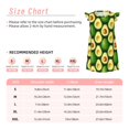 thumbnail image 3 of Vsdgher Chemises de Nuit Avocat pour Filles Manches Courtes à Volants Robe de Nuit Pyjama pour Fête Pyjama-TG, 3 of 6