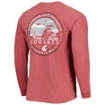 thumbnail image 3 of Men's Crimson Washington State Cougars Circle Campus Scene Long Sleeve T-Shirt, 3 of 3