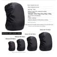 thumbnail image 2 of Funda para mochila de montañismo al aire libre, funda universal para lluvia y polvo, funda impermeable para mochila escolar, 2 of 4
