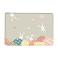 thumbnail image 2 of SDJMa Happy Easter Door Mat, Non-Slip Washable Easter Bunny Rabbit Chick Egg Welcome Mat, Easter Entryway Rugs for Indoor Outdoor Front Porch Patio Entrance Spring Easter Home Decoration, 24" x 16", 2 of 9