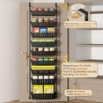 thumbnail image 2 of 9-Tier Over The Door Pantry Organizer, Pantry Organization and Storage, Hanging Door Spice Rack Shelves for Home & Kitchen Organization, Laundry & Bathroom Essentials, 2 of 7