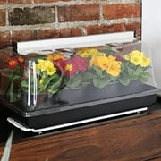 SunBlaster T5HO Mini Greenhouse Kit with NanoDome and Tray for Seed Starter
