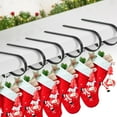 thumbnail image 3 of TETOU Christmas Stocking Holders No-slip Adjustable Hooks for Fireplace Mantel Stocking Hanger Hooks 6pcs, 3 of 12