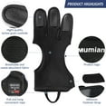 thumbnail image 6 of Archery Gloves, Shooting Hunting Leather Three Finger Protector, Archery Protective Gear Accessories, 6 of 6