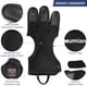 thumbnail image 3 of Mitones Guantes de tiro con arco Tiro de caza Cuero Protector de tres dedos Accesorios de equipo de protección de tiro con arco Mumian Mitones, 3 of 7