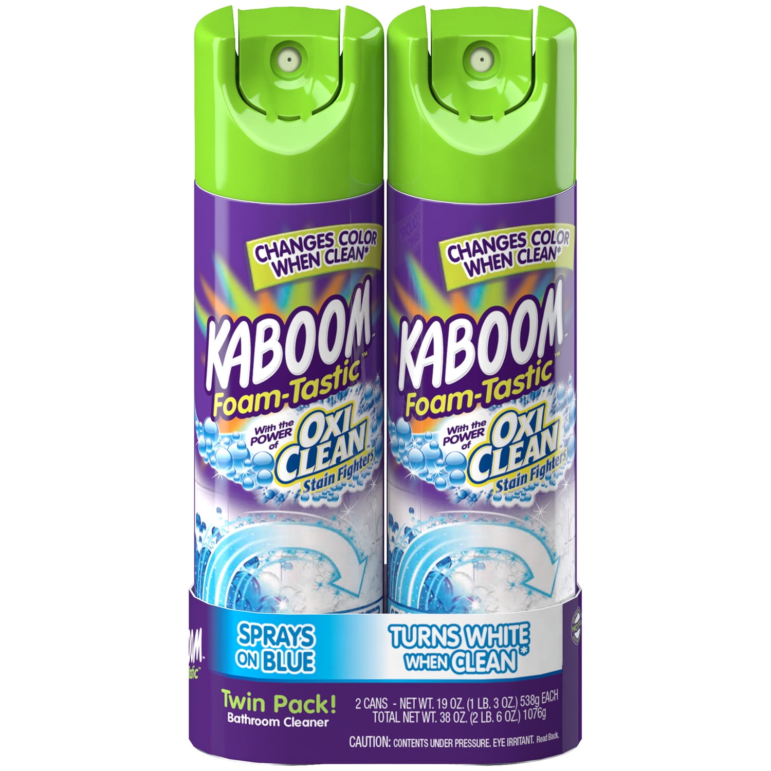 Kaboom FoamTastic with OxiClean Fresh Scent Bathroom Cleaner, 19oz