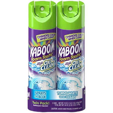 Kaboom Foam-Tastic with OxiClean Fresh Scent Bathroom Cleaner, 19oz. (Pack of