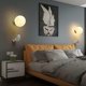thumbnail image 3 of Planet Moon Wall Lamp 3D Lamp Dimmable Night Light, Kids Bedroom Spherical Night Light for Boys Girls Astronaut Lamp Adjustable, 3 of 5