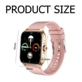 thumbnail image 3 of Reloj inteligente para mujer, resistente al agua, reloj de fitness de 1,85" con respuesta y realización de llamadas, control del ritmo cardíaco, contador de pasos, seguimiento del sueño,, 3 of 5