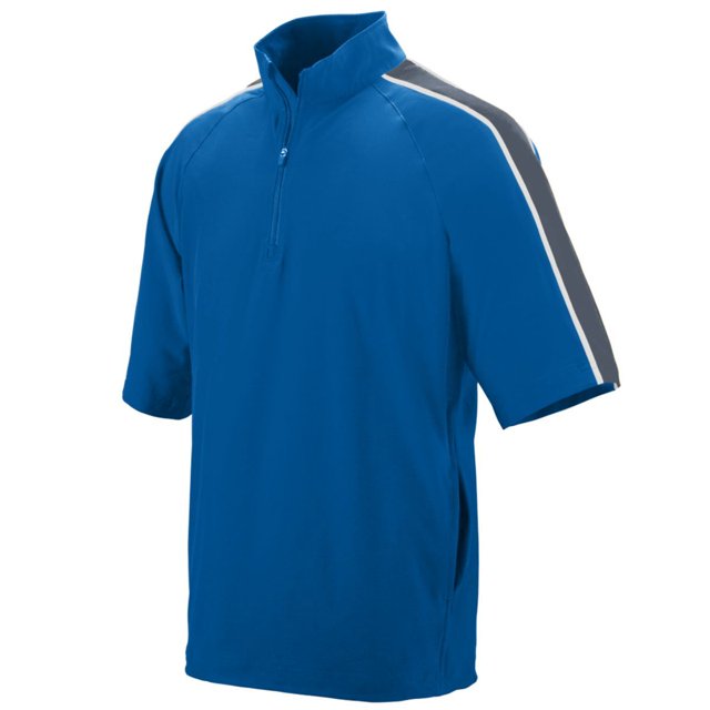 JERSEY DE MANGA CORTA QUANTUM YOUTH L ROYAL/GRAFITO/BLANCO Augusta 3789