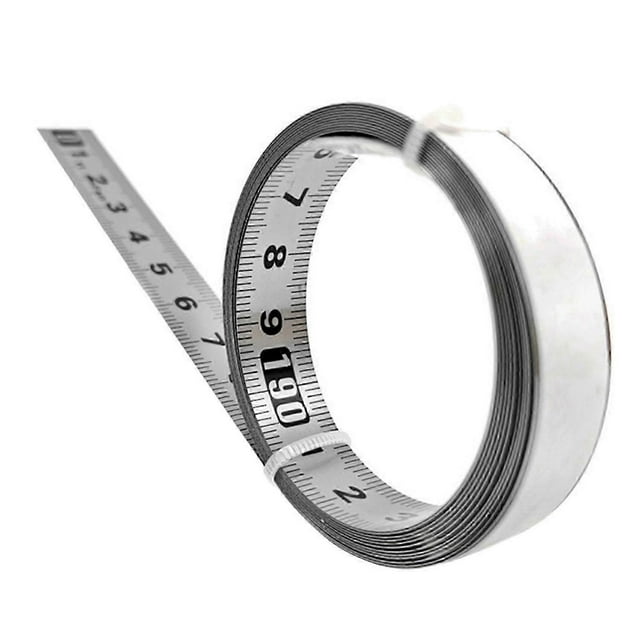 Stainless Steel Adhesive Scale Precision Woodworking Guide Rail Self-Adhesive Tape Measure Metal Ru