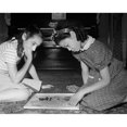 thumbnail image 2 of Chinese Checkers 1942. Na Chinese-American Girl Playing Chinese Checkers With Her Jewish Friend At Home In Flatbush, 2 of 4
